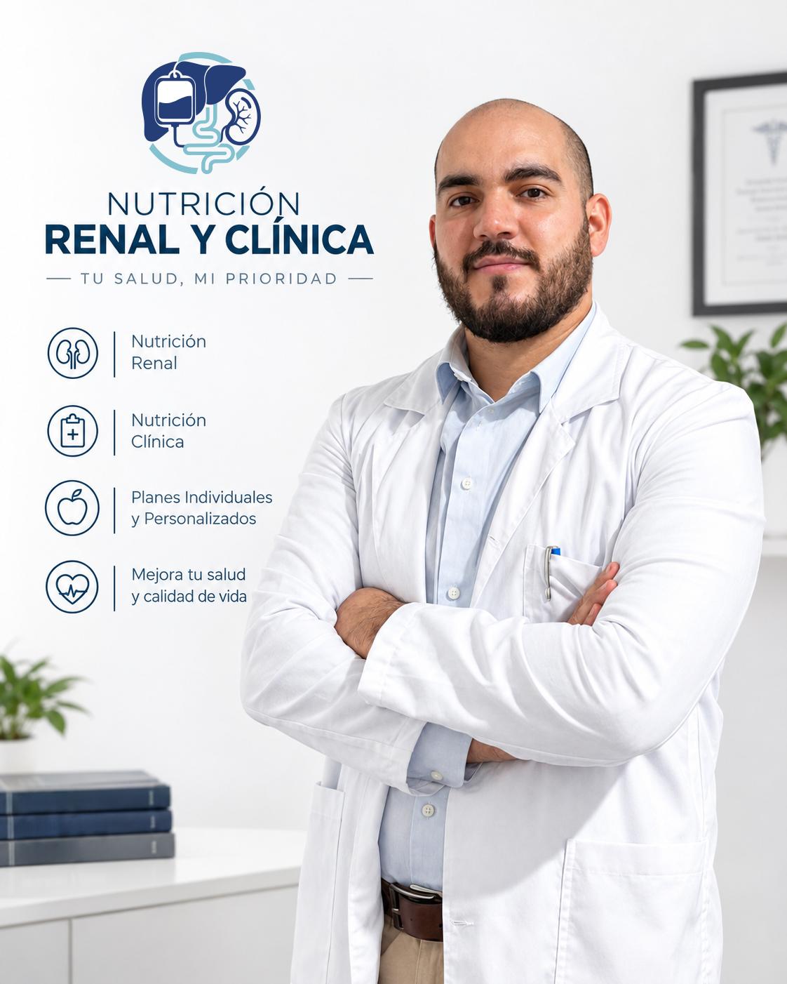 Nutriólogo. Mario Acosta, Nutrición Renal y Clínica en Ciudad de México